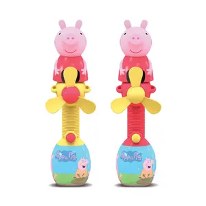 Kẹo Cây Quạt & Con Dấu Heo, Peppa Pig Fan & Stamp with Candies (10g) - RELKON